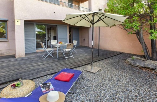 Calafat Apartment | Oceanfront Retreat at Marina Sant Jordi by Interhome