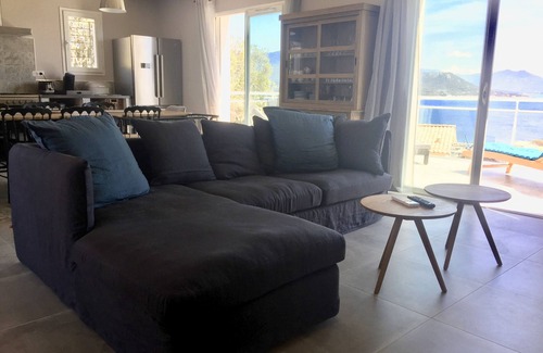 Porto Pollo Villa | Casa Alta in Corsica: Oceanfront Retreat with Panoramic Views