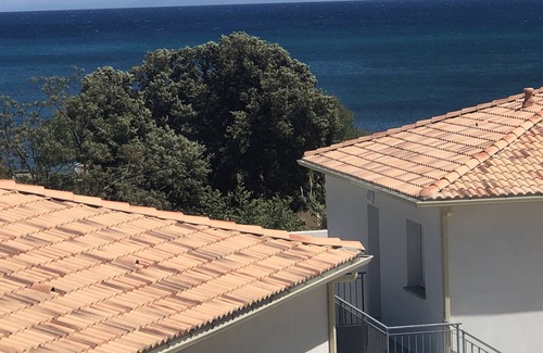 Bravone Apartment | Cozy Marine de Bravone T3 with Ocean View & Pool Access