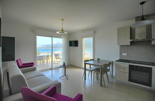 Marine de Saint Ambroggio Apartment | Oceanfront Retreat at Marine de Sant'Ambroggio - Rated 10/10