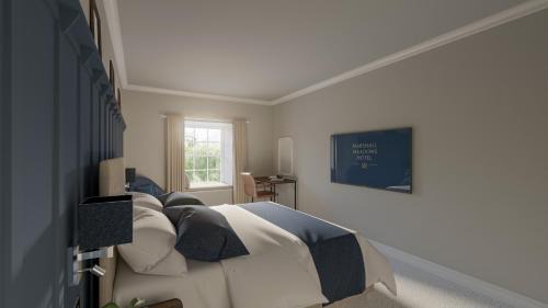 Berwick-upon-Tweed Hotel | Elegant Marshall Meadows Manor House with Ocean Views