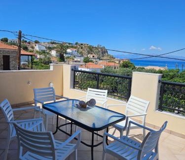 Elea Apartment | Oceanfront Elegance at Mary's Elaia Apartment - Guest Rated 9.8