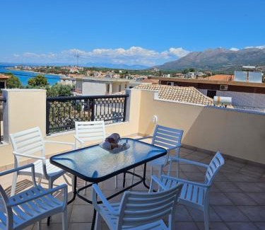 Elea Apartment | Oceanfront Elegance at Mary's Elaia Apartment - Guest Rated 9.8