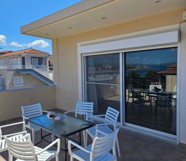 Elea Apartment | Oceanfront Elegance at Mary's Elaia Apartment - Guest Rated 9.8
