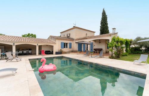 Saint-Etienne-du-Gres Villa | Discover Mas de la Tourrache: Family-Friendly Haven with Pool