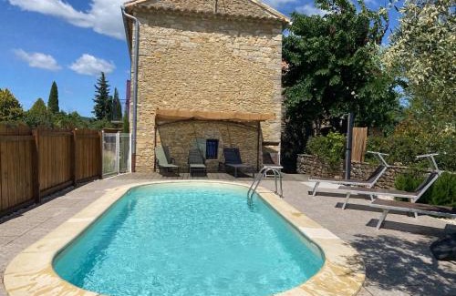 Salazac House | MAS ENTIEREMENT RENOVE, à SALAZAC, Le Mas des Deux Vallées, 4 CHAMBRES, 8 personnes avec Piscine privée