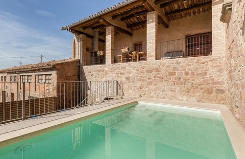 Sant Mateu de Bages House | Pet-Friendly Getaway at Masia Can Pla with Pool Access
