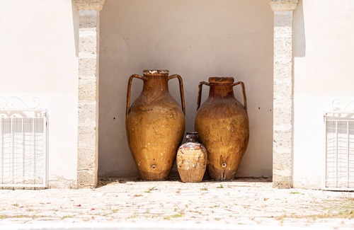 Latiano Villa | Villa Encantamiento: Historic Masseria with Pool & Spa