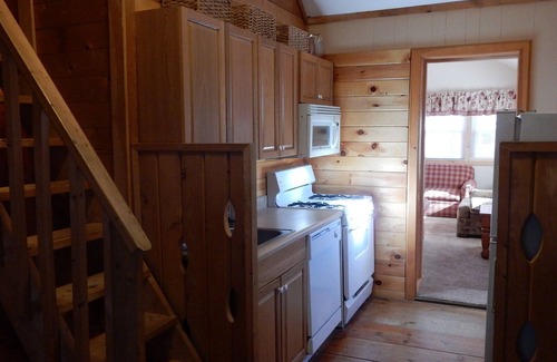Rowland Cabin | Inviting Masthope Log Cabin with Pool & Spa Amenities