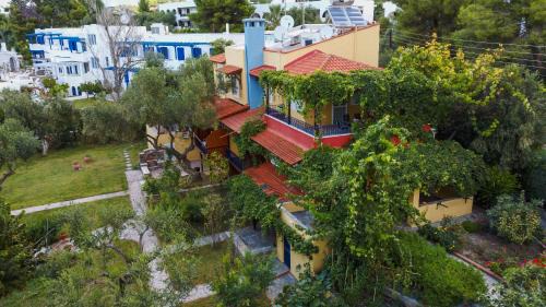 Elia Apartment | Oceanfront Mathesi Apartment with Scenic Balcony Views