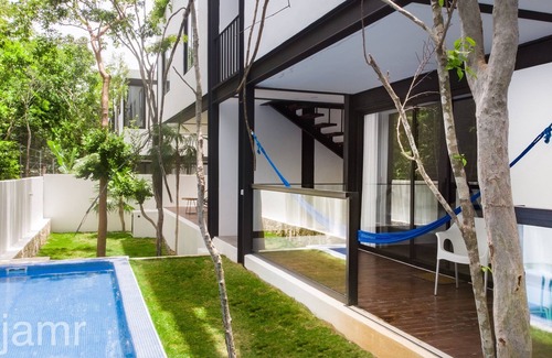 Ek Balam Village Apartment | Serene Mayan Ruins View Apartment with Pool and Spa Access
