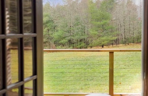 Meadows Of Dan Apartment | Cozy Meadow Suite with Lake View, Fireplace & Spa Shower