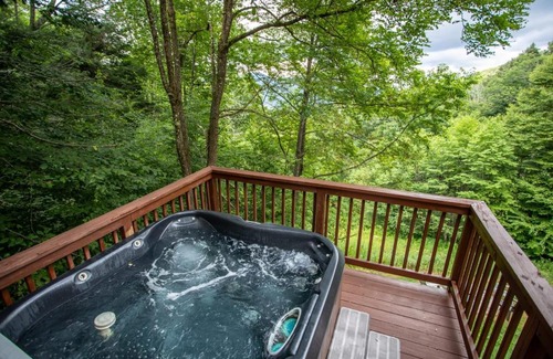Banner Elk House | Relaxing Retreat at Meadow View: Pet-Friendly & Spa Amenities