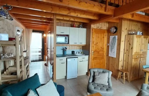 Reallon Apartment | Means Residence - Superb T2 with mezzanine for 9 people on the resort of Réallon
