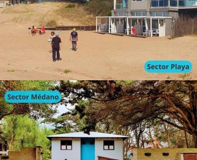 Las Gaviotas Cabin | Oceanfront Medanos: Top-Rated Hotel with Fireplace & Breakfast