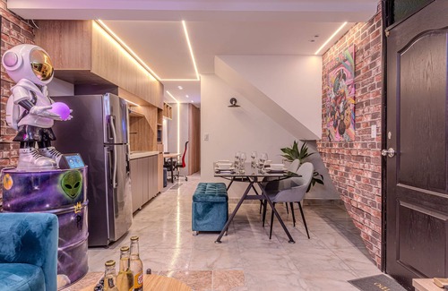 Medellin House | Vibrant Medellin Apartment: ArtPop Colors & Pet Friendly