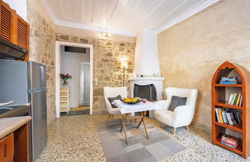 Rhodes Old Town House | Charming Medieval City House with Rooftop Sea View