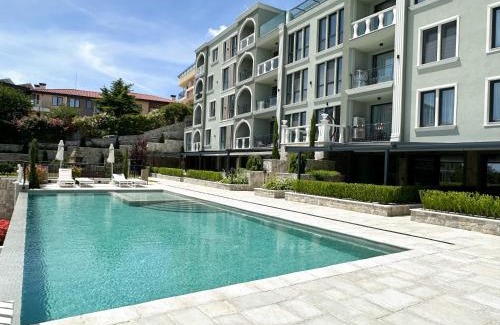 Trakata Apartment | Beachfront Mediterranea Complex: 4-Star Sea & Pool Views