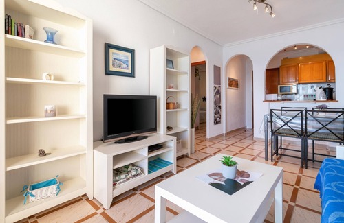 Santa Pola Apartment | Relaxing Mediterranean Sea Views with Pool & Terraces