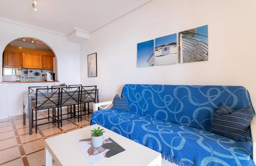 Santa Pola Apartment | Relaxing Mediterranean Sea Views with Pool & Terraces