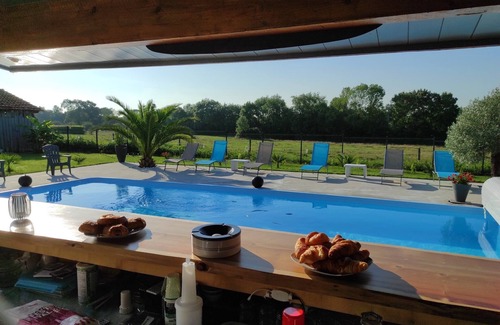 Gaillan-en-Medoc House | Relax at Medocaine House: Salt Heated Pool & Ocean Views