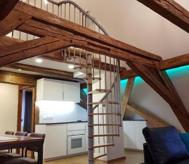 Alpirsbach Apartment | Elegant Meisterhaus Alpirsbach Loft – Rated 9.1 with Breakfast