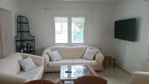 Akoumia Apartment | Cozy Oceanfront Melina Apartment in Akoumia Village