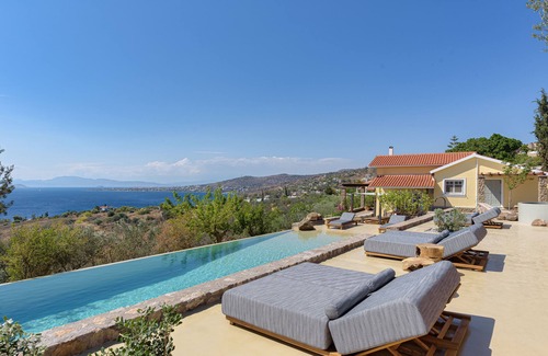 Kontos Villa | Stunning Melitta Villa with Ocean View & Private Pool
