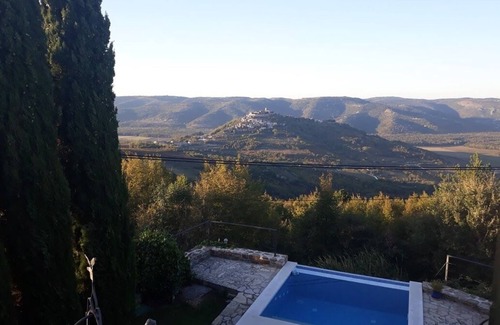 Motovun Villa | Explore Meloni: Breathtaking Views with Private Pool Access