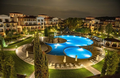 Sozopol Apartment | Menada Green Life: Pool View Studio with Terrace Amenities