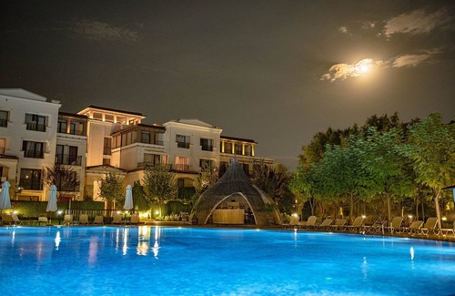 Sozopol Apartment | Menada Green Life: Pool View Studio with Terrace Amenities