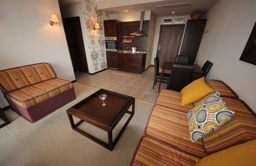 Sunny Beach Apartment | MENADA Royal Beach: Sea View Apartment with Pool & Spa