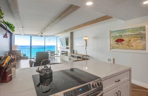 North Pacific Beach Condo | Mermaid Crossing: Oceanfront Retreat with Pool & Rooftop Deck