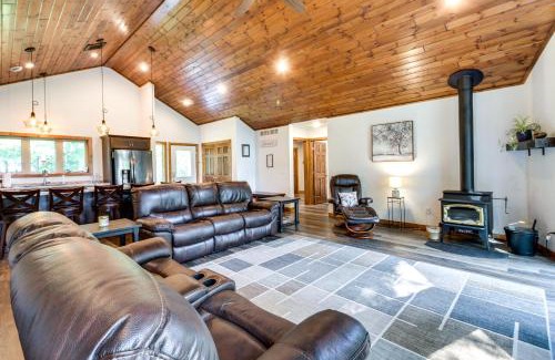 Crow Wing County House | Riverfront Merrifield Vacation Rental with Dock Access