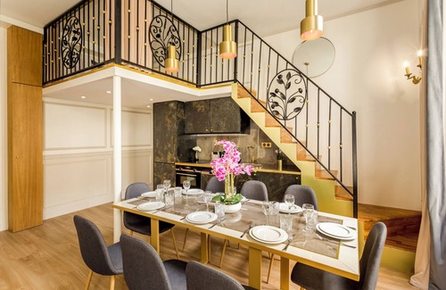 8th Arrondissement Apartment | Spacious 3 Bedroom Retreat with Spa and Family Amenities