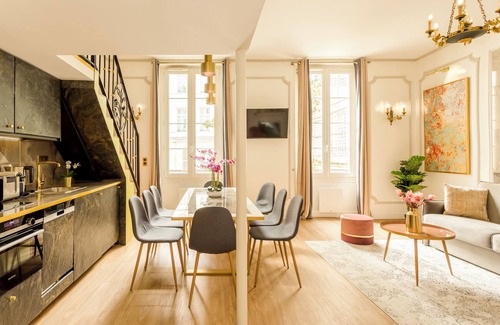 8th Arrondissement Apartment | Spacious 3 Bedroom Retreat with Spa and Family Amenities