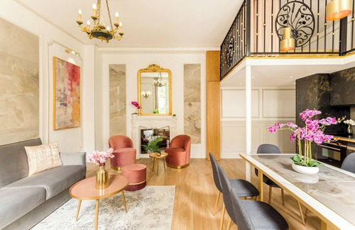 8th Arrondissement Apartment | Spacious 3 Bedroom Retreat with Spa and Family Amenities