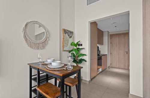 Jumeirah Village Apartment | Elegant Onyx Studio with Pool View in JVC - Rated 10/10