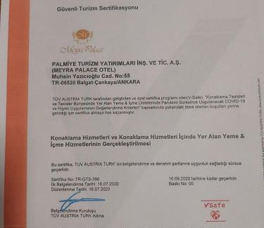 Ankara Hotel | Elegant Meyra Palace: Guest Rated 8.3/10 with Spa & Dining