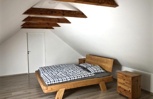 Vlkava Apartment | Secluded Apartment with Terrace in the Heart of Nature