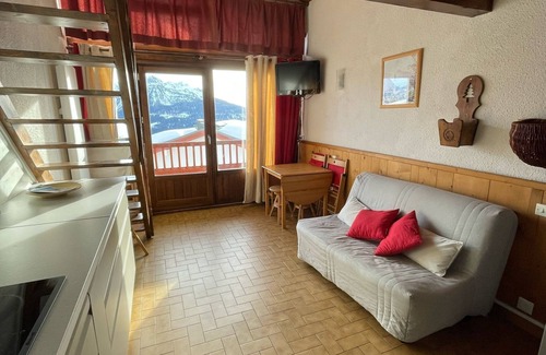 La Rosiere Apartment | Cozy Mezzanine Studio for 6 in La Rosière 1850