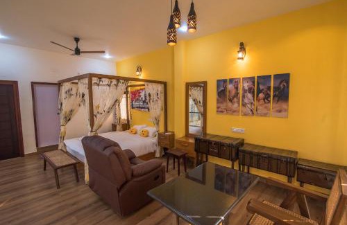Kalapet House | Relaxing Mezzanine Villa with Hot Tub & Top Guest Ratings