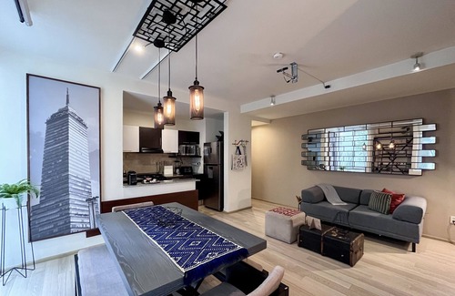Del Valle Apartment | Top-Rated Mi Zona Lodging Xochicalco with Spa & Dining
