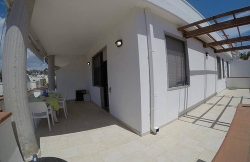 Marina San Gregorio Apartment | Michela's Attic - Relaxing Terrace with Ocean Views