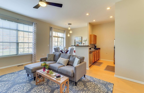 Northville Condo | Pet-Friendly Michigan Townhome with Smart TV Near Detroit