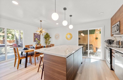 Carmichael House | Mid-Century Modern Retreat with Pool & Game Room