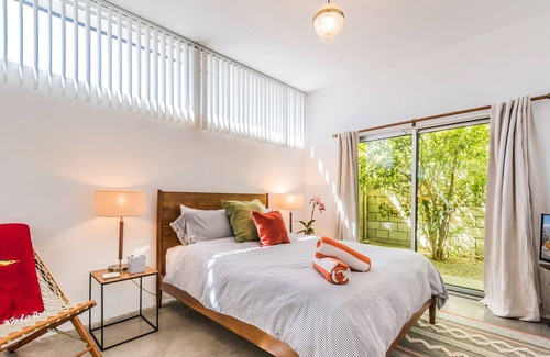 Racquet Club South House | Sunny Mid Century Retreat with Pool, Spa & Fire Pit