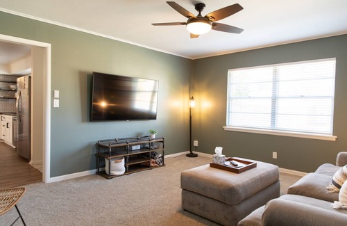 Tulsa House | Midtown Pool House: Pet-Friendly Stay with Private Pool