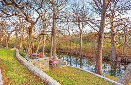 Wimberley House | Mill Race Lodge I Waterfront, Pool, Wimberley