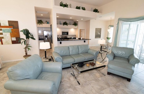 Cape Coral Villa | Unforgettable Lakefront Home with Million Dollar Views